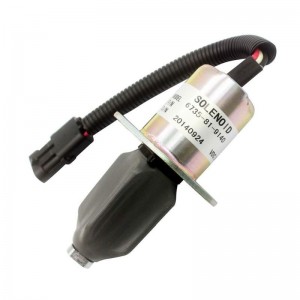 Solenoid oprire excavator Komatsu PC220 - 6735-81-9140