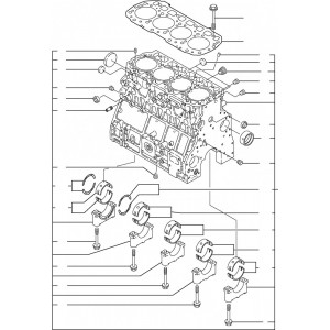 Bloc cilindru Komatsu - YM723907-01560