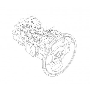 Piese pompa hidraulica Komatsu 708-2L-01600