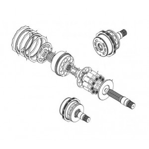 Piese pompa hidraulica Kawasaki M2X120