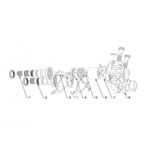 Piese pompa hidraulica Hitachi HPV102
