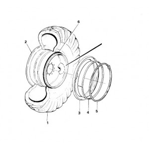 Inel metal roata Volvo - VOE4789996