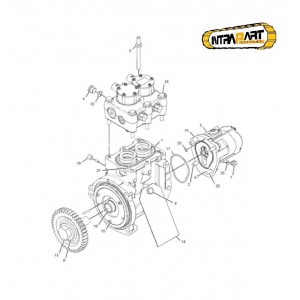 Pompa injectie excavator Caterpillar 336 - 3790150