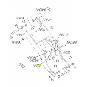 Bolt buldoexcavator Caterpillar - 2425597