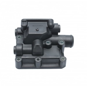 Carcasa termostat buldoexcavator Caterpillar - 2346862
