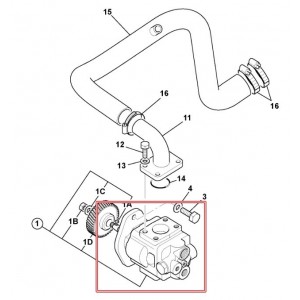 Pompa hidraulica buldoexcavator JCB 3CX - 20/925686