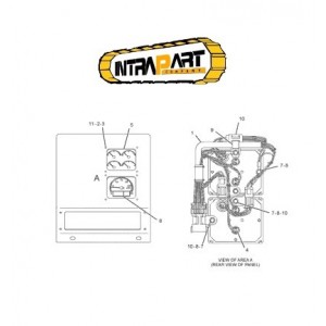 Panou comanda incarcator frontal CAT 980G - 1666928