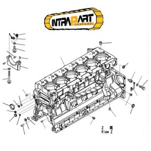 Bloc motor Komatsu PC600LC - 6261-21-1100